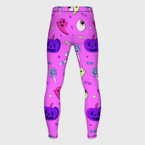 Мужские тайтсы Halloween pink / 3D-принт – фото 2