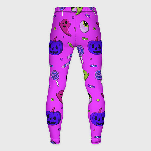 Мужские тайтсы Halloween pink / 3D-принт – фото 2