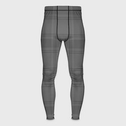 Тайтсы мужские Checkered grey, цвет: 3D-принт