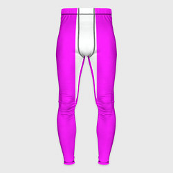 Мужские тайтсы Color white pink line