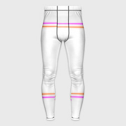 Мужские тайтсы Neon white orange pink