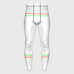 Тайтсы мужские Neon light green red, цвет: 3D-принт