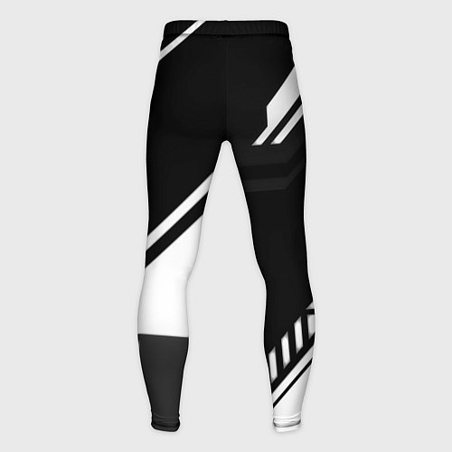 Мужские тайтсы Doom geometry black / 3D-принт – фото 2