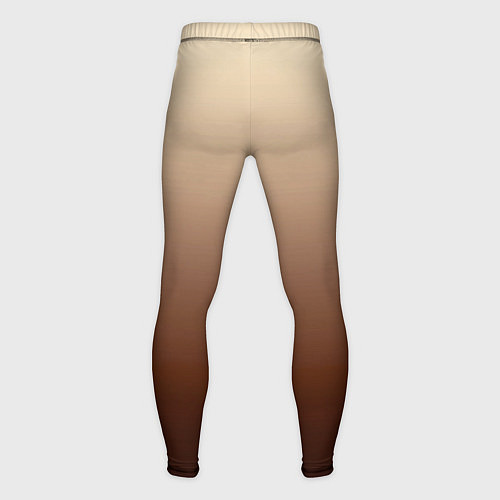 Мужские тайтсы Мокко мусс омбре / 3D-принт – фото 2