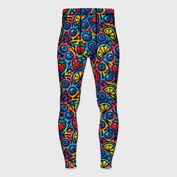Тайтсы мужские Тропические ягоды и фрукты паттерн, цвет: 3D-принт