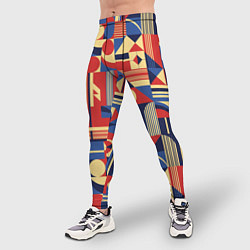 Тайтсы мужские Геометрический карнавал, цвет: 3D-принт — фото 2