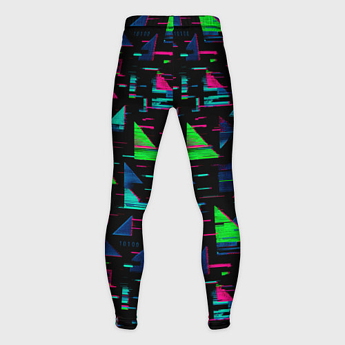 Мужские тайтсы Геометрия глитч / 3D-принт – фото 2