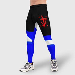 Тайтсы мужские Doom sport geometry, цвет: 3D-принт — фото 2