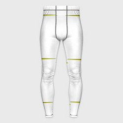 Мужские тайтсы Color white pink yellow stripes
