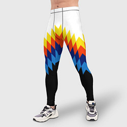 Тайтсы мужские Олдскульный паттерн, цвет: 3D-принт — фото 2