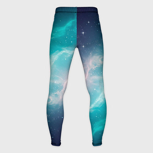 Мужские тайтсы Галактическое сияние небес / 3D-принт – фото 2