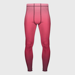 Мужские тайтсы Градиент гранатовый