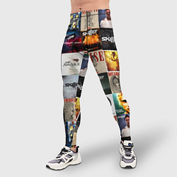 Тайтсы мужские Skillet - обложки альбомов и песен, цвет: 3D-принт — фото 2