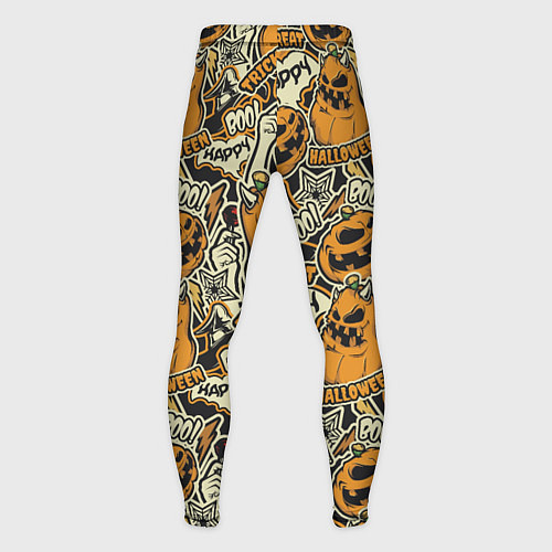 Мужские тайтсы Хэллоуин тыквы / 3D-принт – фото 2