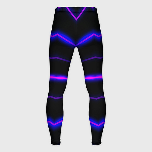 Мужские тайтсы Color multicoloured neon / 3D-принт – фото 2
