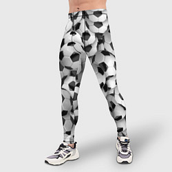 Тайтсы мужские Игра в мяч, цвет: 3D-принт — фото 2