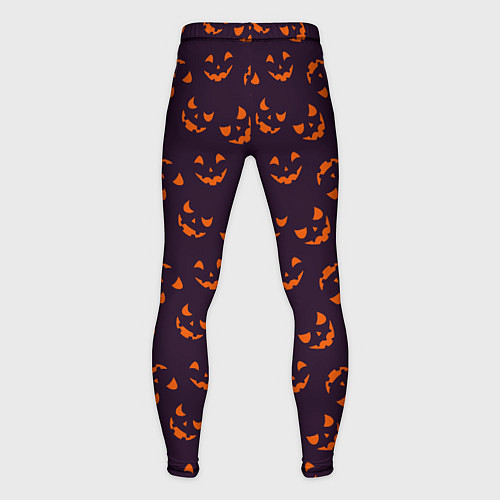 Мужские тайтсы Страшно веселый Halloween - паттерн / 3D-принт – фото 2