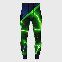 Мужские тайтсы Neon green glow