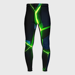 Мужские тайтсы Neon green glow