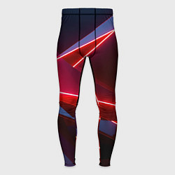 Тайтсы мужские Neon laser red, цвет: 3D-принт