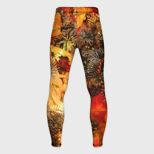 Мужские тайтсы Атмосфера Рождества / 3D-принт – фото 2