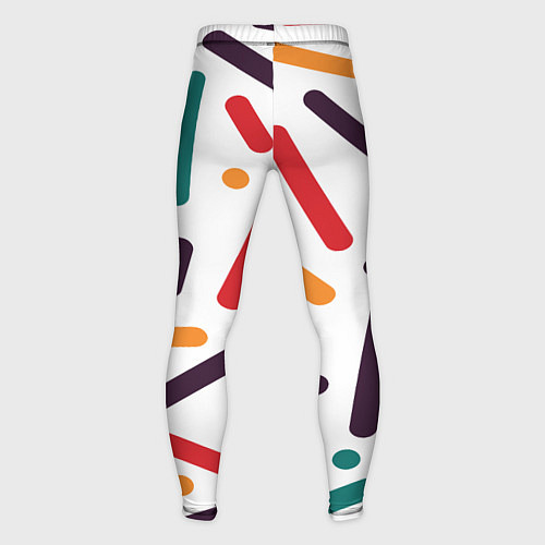 Мужские тайтсы Oval oil / 3D-принт – фото 2