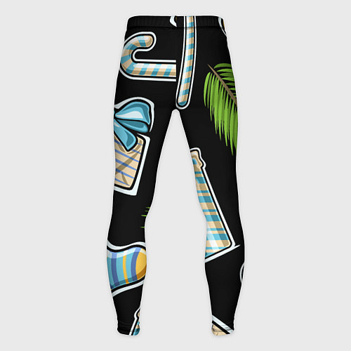 Мужские тайтсы Christmas soul / 3D-принт – фото 2