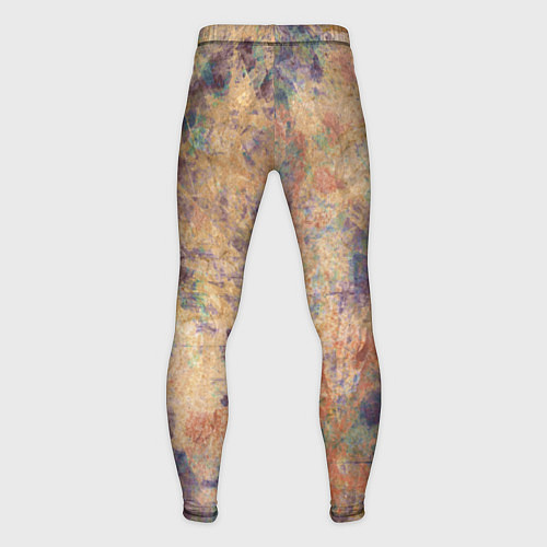 Мужские тайтсы Абстракция - pink marble with blue flecks / 3D-принт – фото 2