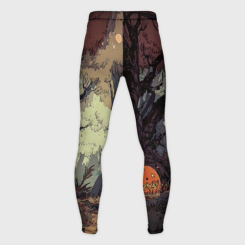 Мужские тайтсы Призрачный лес / 3D-принт – фото 2