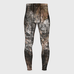 Мужские тайтсы Абстракция - brown darkness
