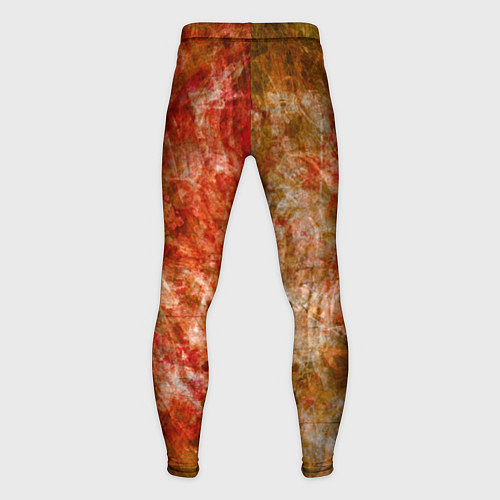 Мужские тайтсы Абстракция - bright red / 3D-принт – фото 2