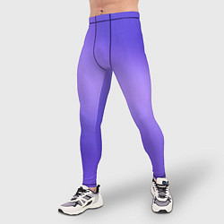 Тайтсы мужские Color purple gradient, цвет: 3D-принт — фото 2