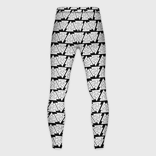 Мужские тайтсы Символы валькнут как защитная кольчуга / 3D-принт – фото 2