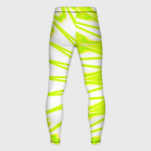 Мужские тайтсы Color neon green / 3D-принт – фото 2