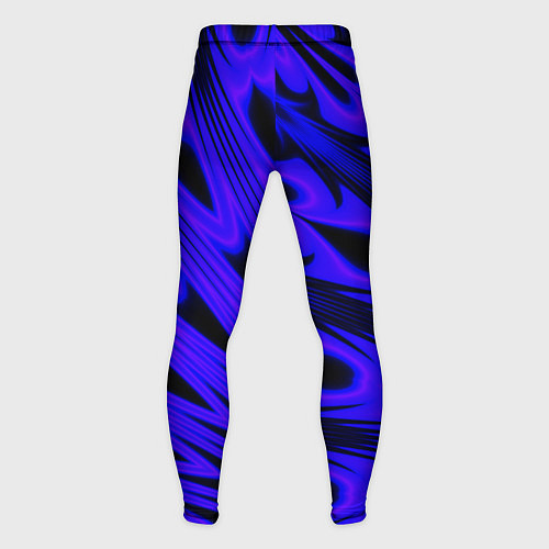 Мужские тайтсы Color neon blue / 3D-принт – фото 2