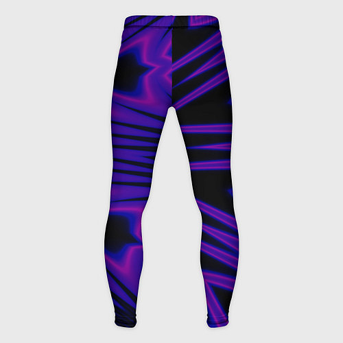 Мужские тайтсы Color neon blue / 3D-принт – фото 2