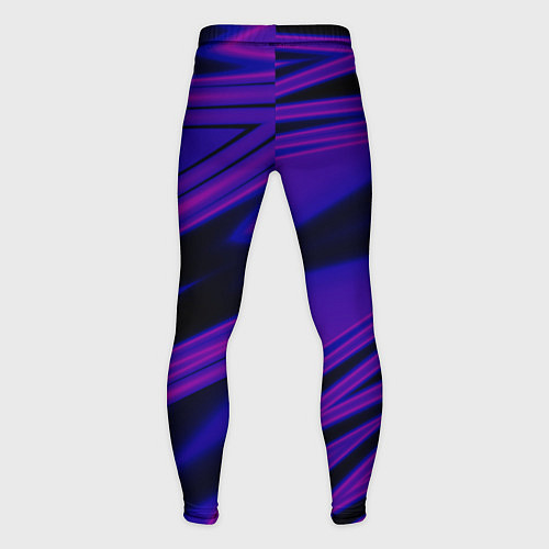 Мужские тайтсы Color multi-colored neon / 3D-принт – фото 2
