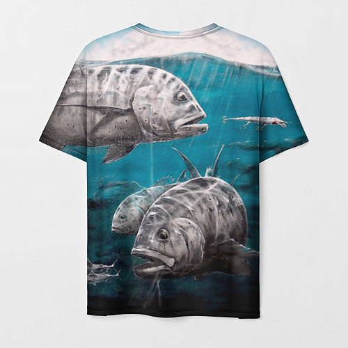 Мужская футболка Best fisherman / 3D-принт – фото 2