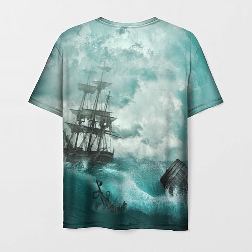 Мужская футболка Море / 3D-принт – фото 2