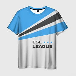 Футболка мужская ESL league, цвет: 3D-принт