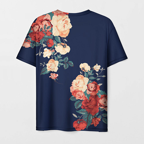 Мужская футболка Fashion flowers / 3D-принт – фото 2