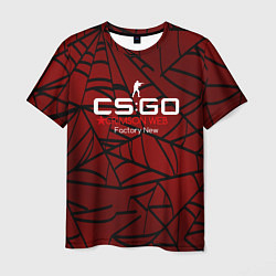 Мужская футболка Cs:go - Crimson Web Style Factory New Кровавая пау