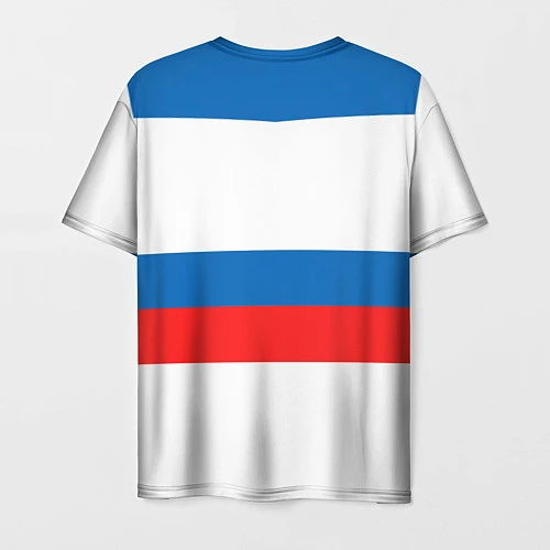 Мужская футболка Сборная РФ: гостевая форма / 3D-принт – фото 2