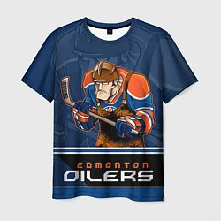 Футболка мужская Edmonton Oilers, цвет: 3D-принт