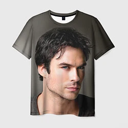 Футболка мужская Ian Somerhalder, цвет: 3D-принт