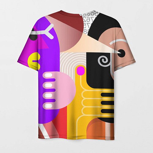 Мужская футболка Abstract-women / 3D-принт – фото 2