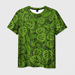 Мужская футболка Тропические листья