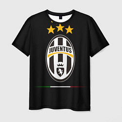 Футболка мужская Juventus: 3 stars, цвет: 3D-принт