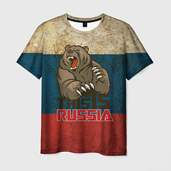 Футболка мужская This is Russia, цвет: 3D-принт