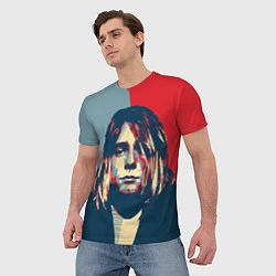 Футболка мужская Kurt Cobain, цвет: 3D-принт — фото 2